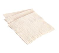 CRASPIRE Cotton Table Runners 72x13 Inch Long Navajo White Rustic Slub Linen Table Cloth Machine Washable Farmhouse Durable Boho Dining Table Decor for Home Living Room Kitchen Party Decoration