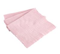 CRASPIRE Cotton Table Runners 72x13 Inch Long Pink Rustic Slub Linen Table Cloth Machine Washable Farmhouse Durable Boho Dining Table Decor for Home Living Room Kitchen Coffee Party Decoration
