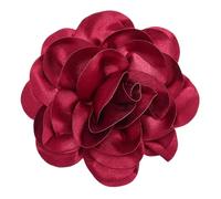 CRASPIRE Extra Large 7.8In Rose Flower Brooch Camellia Oversized Red Pins Lapel Satin Fabric Handmade Vintage Elegant Floral for Women Bridal Dress Wedding Party Dance Banquet Clothes Accessories