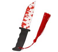 CRASPIRE Halloween Bookmarks Blood Splatter Knife Book marks Acrylic with Tassels for Writers Officers Teachers Friends Horror Creepy Crime Book Lovers Halloween Ideas