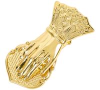 CRASPIRE Lady's Hand Shaped Book Clip Vintage Metal Bookmark Holder Paper File Holder Golden 3D Bookmarks Junk Journal Clip Traveler Scrapbook Kit Document Clip Stationery for Students Workbook