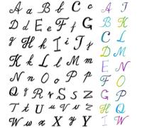 CRASPIRE Letters Numbers Clear Rubber Stamps Alphabet Writing for Card Making Initial Transparent Silicone Seals Stamp Journalism Card Making Friends DIY Scrapbooking Photo Frame Album Decor