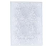 CRASPIRE Shell Embossing Folder Plastic Embossed Folders White 3D Summer Sea Ocean Beach Pattern Background Paper Machine Template Stencils for DIY Craft Card Making Scrapbooking Album Decoration
