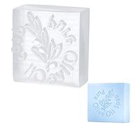 CRASPIRE Soap Mould Stamp Resin Olive Handmade Gift Soap Chapter Handmade Stamping Mould Imprint Stamp for DIY Handmade Soap Supplies Craft Art Gift