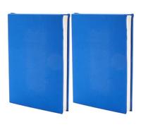 CRASPIRE Stretchable Book Cover 6"x9" Blue Elastic Notebook Wrap Sleeve Up to 18.5”x 9” Durable Washable Reusable Protective Cover for Hardcover Books Lovers Paperback Office Textbooks