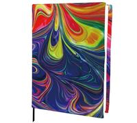 CRASPIRE Stretchable Book Cover Protector Colorful Washable Reusable Jumbo Fabric Cloth Elastic Sleeve Stretchy Wrap Up to 9x11In for Hardcover Paperbacks Book Lovers Gift Notebook Textbook Reader