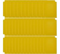 CRASPIRE Trading Card Dividers Yellow Card Separator Card Sorting Tray Plastic Card Dividers Board Game Card Separator Card Deck Box Dividers for Game Organizer Storage 40sheets 2.75 x 3.7 Inch