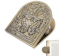 CRASPIRE Travelers Notebook Clip Metal Book Bill Binder Clips Holder Alloy Antique Bronze Vintage Butterfly Decorative Midori Travelers for TN Travelers Art Journaling Reading Decoration Accessories