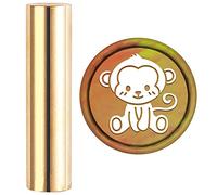 CRASPIRE Wax Seal Stamp Monkey Sealing Wax Stamps 15mm/0.59inch Brass Column Sealing Stamp for Invitations Birthday Gift Scrapbooking