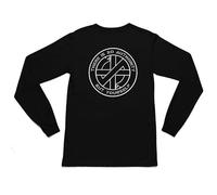 Crass No Authority But Yourself Long Sleeve T-Shirt - Hardcore Punk Rock Anarchist XXL Black