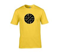 CRASS Punk Rock Retro Iconic Logo- Men's T-Shirt Yellow