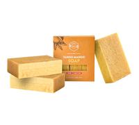 Crate 61, Handmade Vegan Natural Bar Soap Cold Pressed For Face And Body, With Premium Essential Oils, Eucalyptus & Peppermint For Men And Women 3 Pack (Tango Mango)