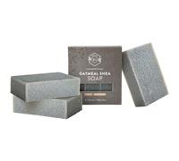 Crate 61, Handmade Vegan Natural Bar Soap Cold Pressed For Face And Body, With Premium Essential Oils, Eucalyptus & Peppermint For Men And Women 3 Pack (Oatmeal & Shea)