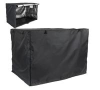 Crate Cover - Fabric Crate Cover, Silver Coated Protective Layer Cover | Waterproof, UV Resistant Cage Cover with Double Opening Door Zipper Design for Privacy, Relaxation, Comfortable Pet Shelter