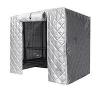 Crate Cover Rainproof Protective Pet Supplies with Breathable Roll-Up Side | Pet Kennel Cover for Indoor Garden Patio Porch Yard Balcony Outdoor