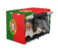 Crate Covers for Dog Cages Privacy Kennel Covers Dog Crate Curtains Flag Portugal