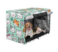 Crate Covers for Dogs Pets Kennel Cover Dog Crate Protector Cute Cats