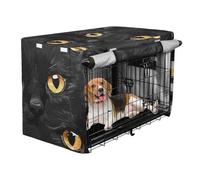 Crate Covers for Dogs Pets Kennel Cover with Roller Shades Black Serious Cats