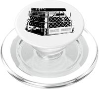 Crate Digger with Crate Full Of Records Lp's PopSockets PopGrip for MagSafe