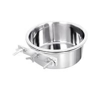 Crate Feeding Bowls, Wall Mounted Feeding Bowls for Pets, Leak-proof Stainless Steel Feeder for Pets, Water Bowl, Pet Cup, , Dog Accessories, Feeding Bowls for Kennels