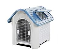 Crate Kennel House Outdoor Rainproof Plastic Dog House Four Seasons General Indoor Dog House with Skylight Pet Playpen
