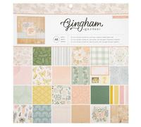 Crate Paper Single-Sided Paper Pad 12"X12" 48/Pkg-Gingham Gardens