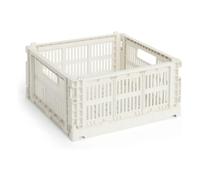 Crate square folding crate White M