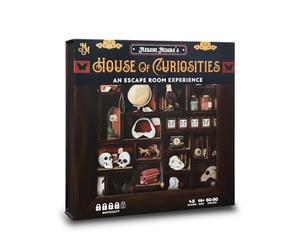 CratedWithLove Madame Medora's House of Curiosities: Engaging Ghost-Themed Mystery Solving Game Kit for Adults. Cryptic Puzzles for Families, Friends, Date Night 14+