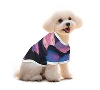 Crater Lake at Dusk Print Pet Clothes - Cotton T-Shirts Soft Breathable Pet Apparel for Small,Medium and Large Dogs and Cats