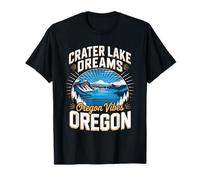 Crater Lake Dreams Oregon Vibes T-Shirt