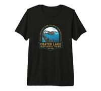 Crater Lake National Park Oregon Mount Mazama Hiking Camping Premium T-Shirt