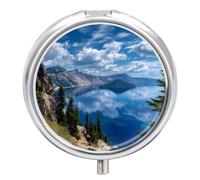 Crater Lake Oregon National Park Pill Case Travel Medicine Organizer Box