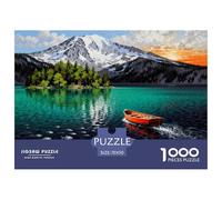 Crater Lake Wizard Island Wooden Jigsaw Puzzle Waterproof 1000 Piece Puzzles for Adults Impossible Challenging Games