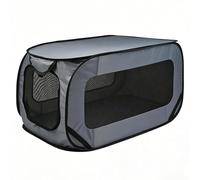Crates For Dogs Indoor - Foldable Breathable Pet Carrier Cage, Large Size Puppy Cat Travel Crate, Ventilated Animal Shelter | Home Living Room Balcony Car for Travel Camping