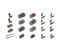 Cratex Z176 Point and Small Wheel Kit - Aluminium Oxide Medium Grit - Compatible with Angle Grinder, Die Grinder