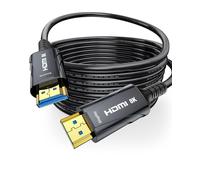 Cratree 8K Fiber Optic HDMI Cable 30M,HDMI Cable High Speed 48Gbps,CL2 in Wall,8K 60Hz 4K 120Hz HDCP 2.2 2.3 HDR10,Compatible with HDTV Xbox Blu-ray Monitor Laptop Projector