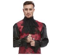 Cravat & Cuff Set Austin Powers Mens 1980s 70s Fancy Dress Vampire Carinval