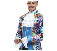 Smiffys Cravat & Cuff Set, White, Halloween Fancy Dress Accessory, Halloween Fancy Dress Accessories Dress Up Accessories