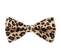 cravateSlim Gold Leopard Bow Tie