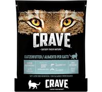 Crave Adult Dry Food with Salmon & White Fish, 6 Bags, 6 x 750 g, Premium Dry Cat Food with High Protein Content and Grain-Free, Made with 100% Natural Fish