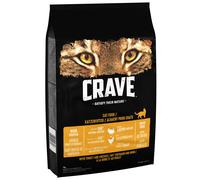 CRAVE Adult Turkey & Chicken Dry Cat Food - Economy Pack: 2 x 7kg