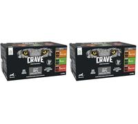 Crave Dog Food Wet - Can Mixed in Pate, 6 x 400 g (Pack of 2)