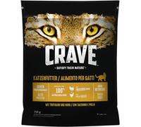 Crave Dry Cat Food with Turkey & Chicken, 750g