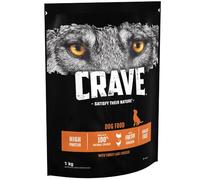 Crave Turkey and Chicken Complete Adult Dog Food - 1kg