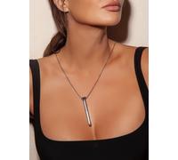 Crave Vesper Silver Mini Necklace Vibrator - Silver Silver