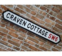 Craven Cottage Indoor Fulham Football Street Sign