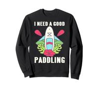 Craving a Paddle Tropical Beach Humor for Water Fans Sweatshirt