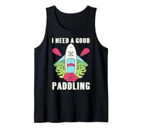 Craving a Paddle Tropical Beach Humor for Water Fans Tank Top