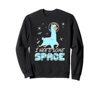 Craving Space Time Alone Funny Llama Galaxy Sweatshirt