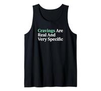 Cravings are Real and Very Specific Expectant Mother Tank Top